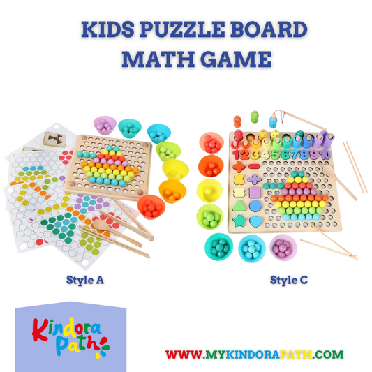 Kids Puzzle Board Math Game