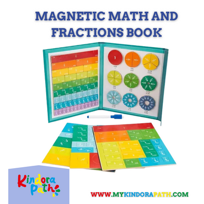 Magnetic Math and Fractions Book